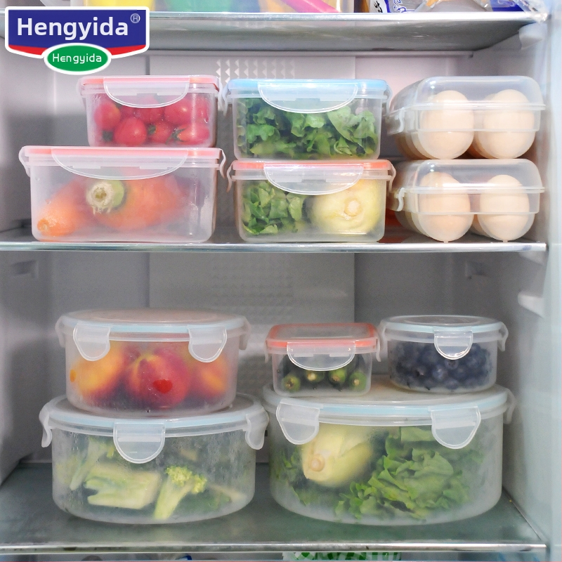 Apvalios formos užsandarinta dėžutė 3D spausdinimo filamentui, plastikas, mikrobangų krosnelė tinkama, talpa iki 300 ml