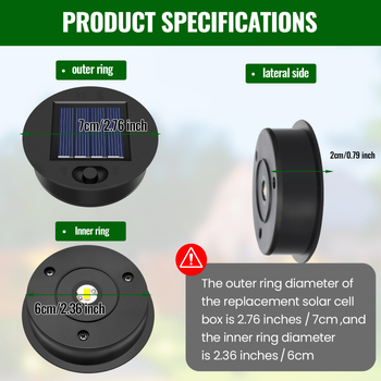 Соларен фенер с батериен блок, ковано желязо — кръгла лампа за домашен декор