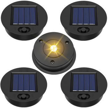 Соларен фенер с батериен блок, ковано желязо — кръгла лампа за домашен декор