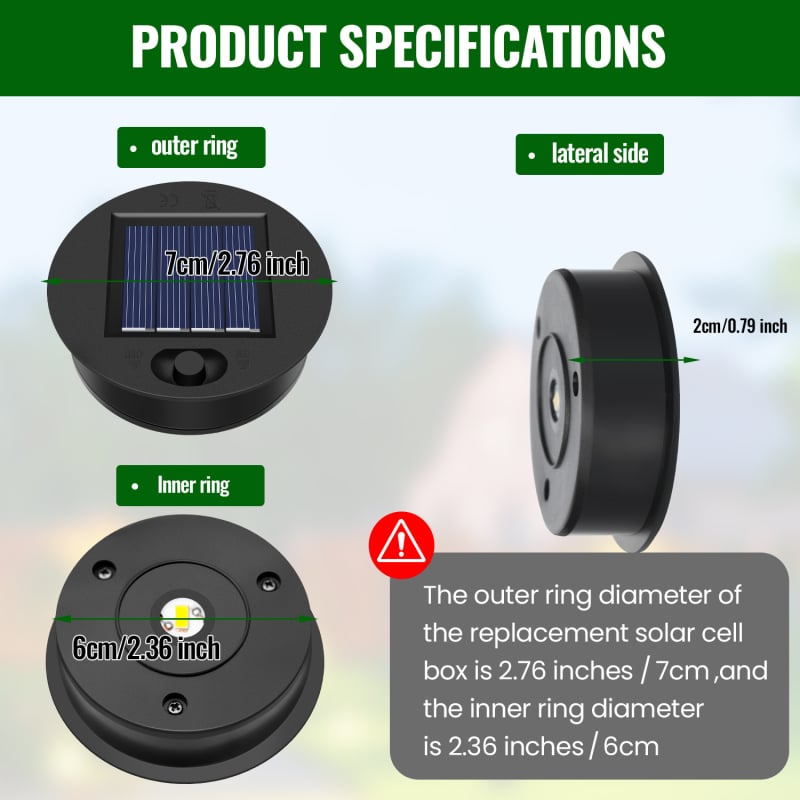 Соларен фенер с батериен блок, ковано желязо — кръгла лампа за домашен декор