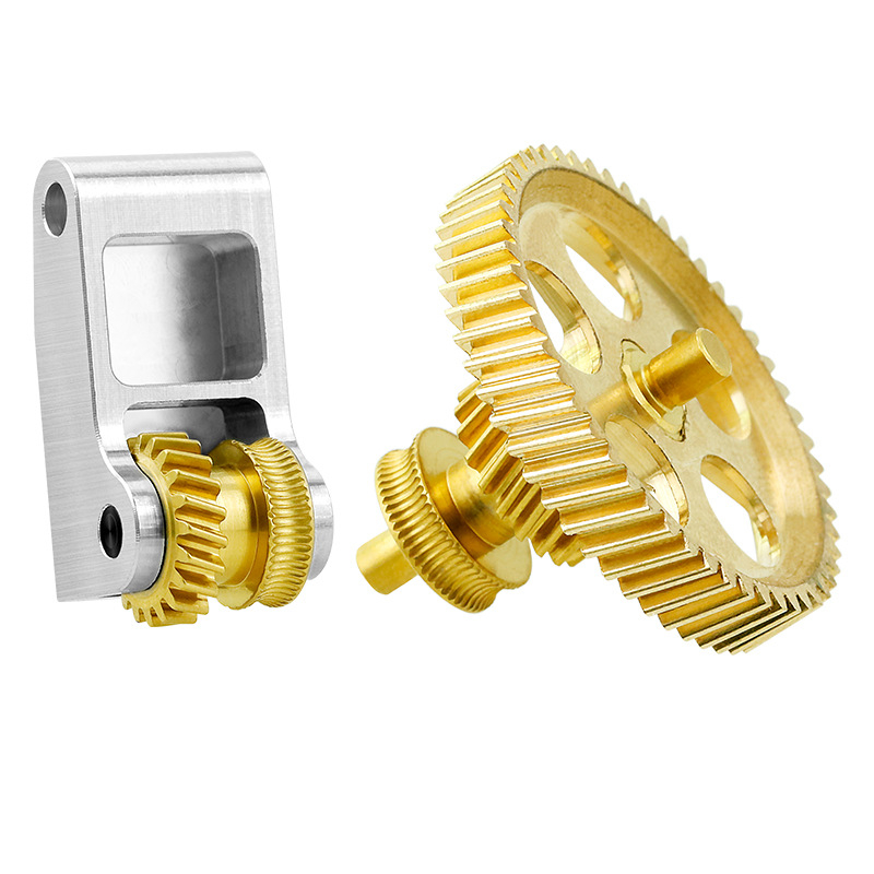 X1P1 extruder 3D nyomtatáshoz – teljes fém szerkezet, sárgaréz, edzett acél, DLC fogaskerék alkatrészek