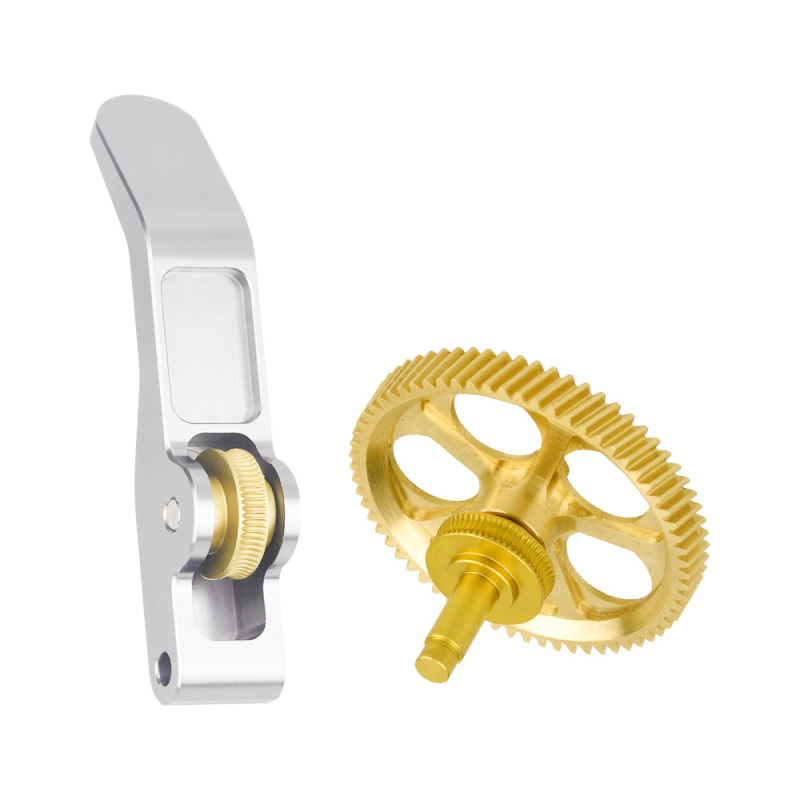 X1P1 extruder 3D nyomtatáshoz – teljes fém szerkezet, sárgaréz, edzett acél, DLC fogaskerék alkatrészek