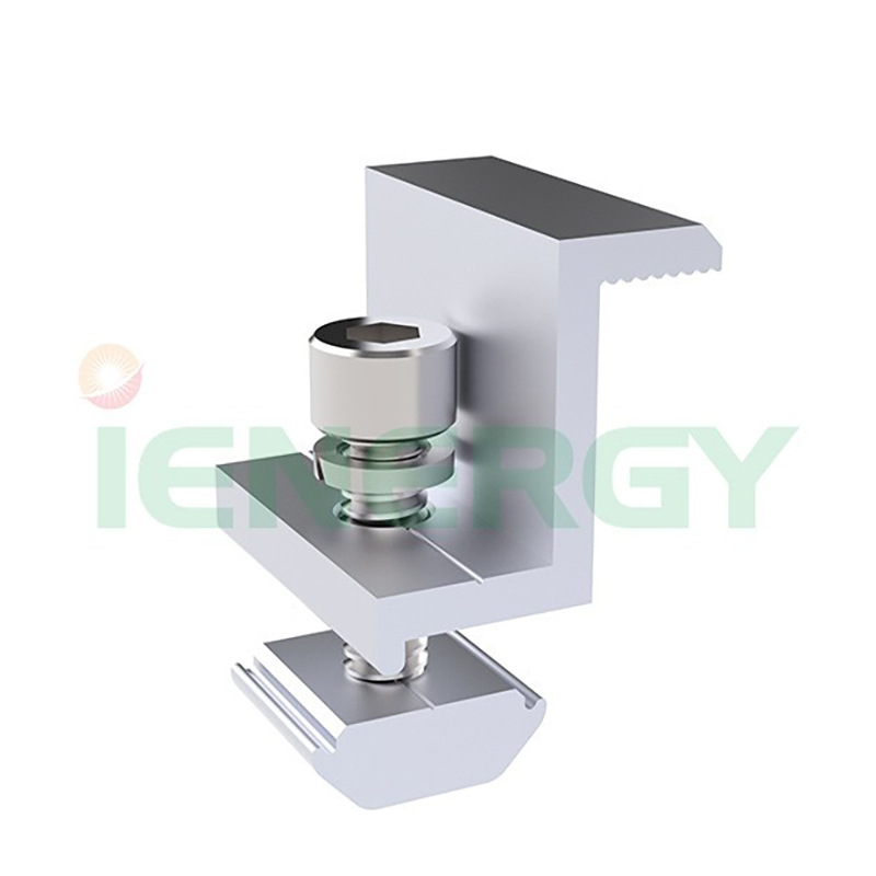 Saulės fotovoltinių laikiklių spaudimo blokų rinkinys | aliuminio lydinys | mašininis štampavimas | pramonės standartas | Ai Neng Chuang Valley