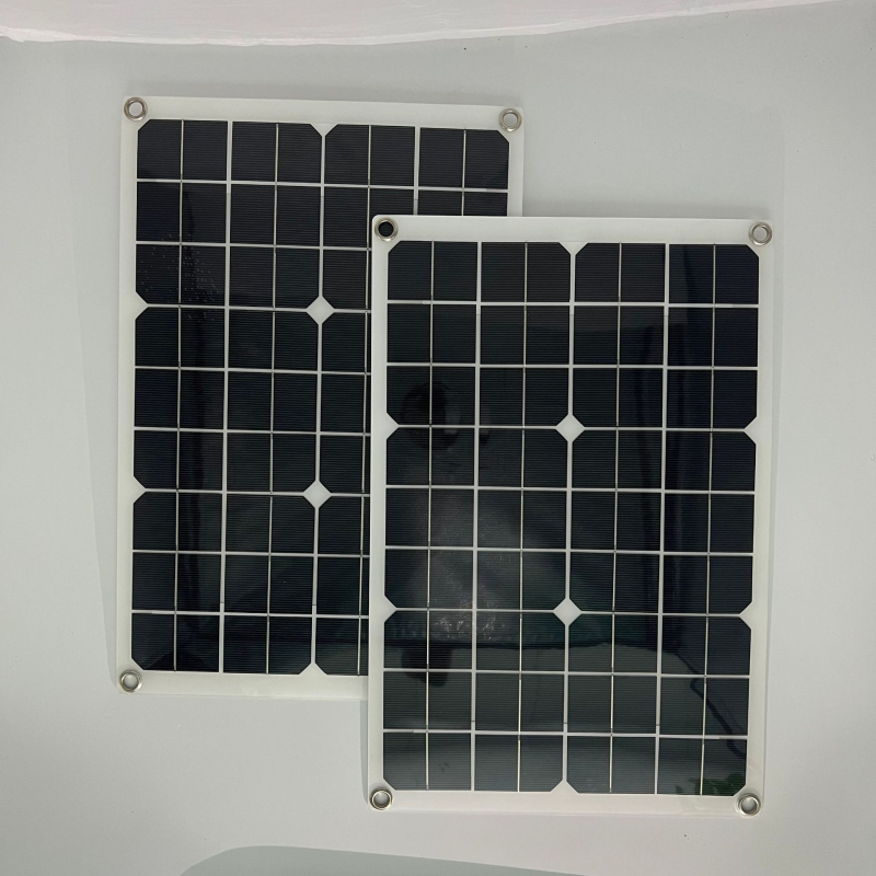 Монокристална 40W гъвкава слънчева енергийна система за външно ползване — преносимо зареждане с лека батерия; Не е внесена; CE/ROHS/FCC сертифицирана