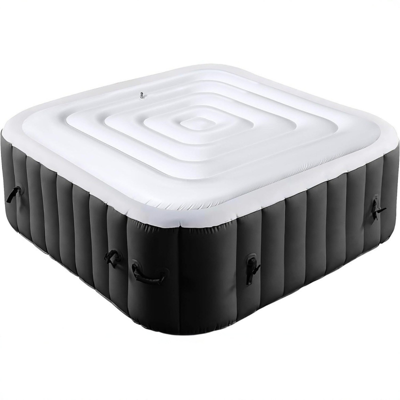 Kvadratinis baseino dangtis, dulkių atsparus, izoliacija, lauko pripūtimas, UV atsparus, ekologiškas PVC