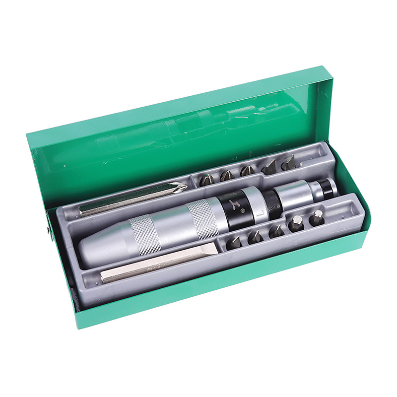 Yonggong 13-частов ударни отвертки комплект, Cr-V стомана, магнитен и изолиран, тегло 1.12