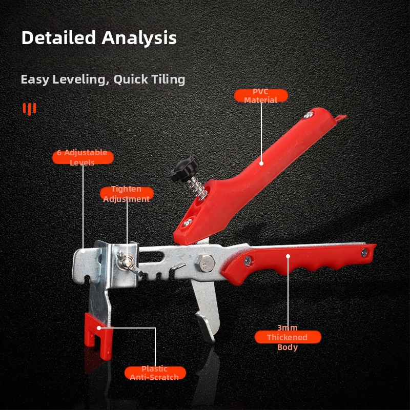 Insert Levelerhez való tile leveler fogó – időt és erőt megtakarít, anyag: galvanizált vas/304 rozsdamentes acél, súly 0,33 kg