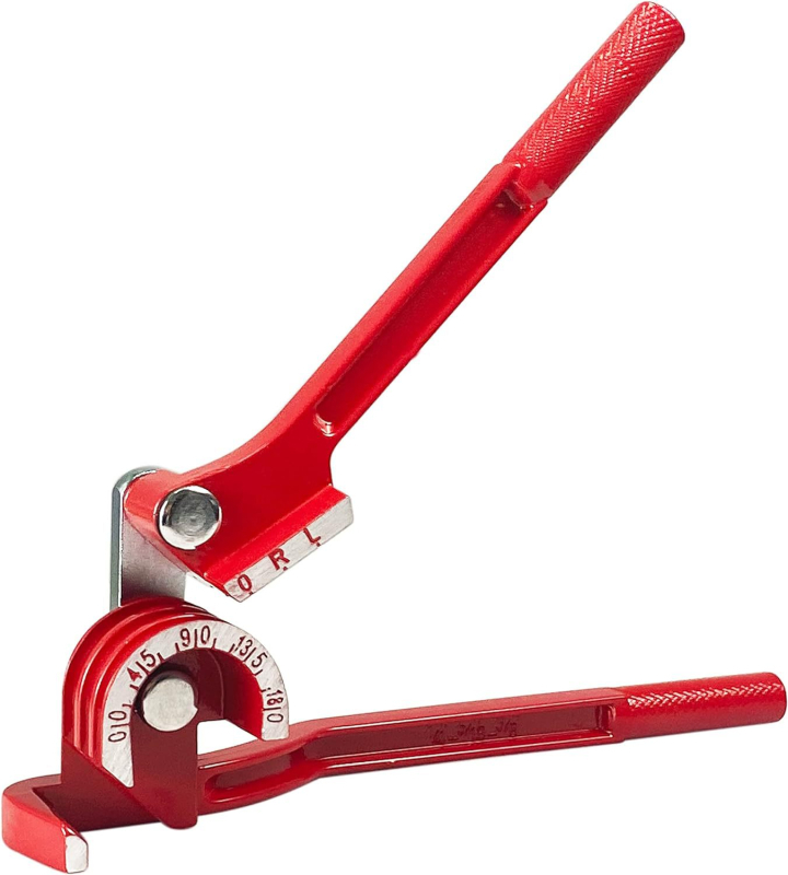 Xingsheng cauruļu locītājs, 0–180° locīšanas diapazons, galvanizēts oglekļa tērauds, paredzēts lietošanai mājās, piemērots plānu vara un alumīnija caurulēm