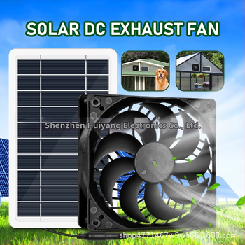 Соларен панел за външно ползване с вентилатор за охлаждане на домашни любимци (CE ROSH сертифициран; Photocell; Not Imported)