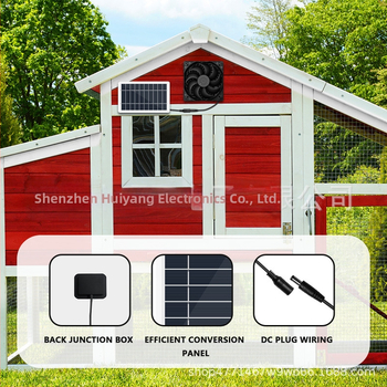 Соларен панел за външно ползване с вентилатор за охлаждане на домашни любимци (CE ROSH сертифициран; Photocell; Not Imported)