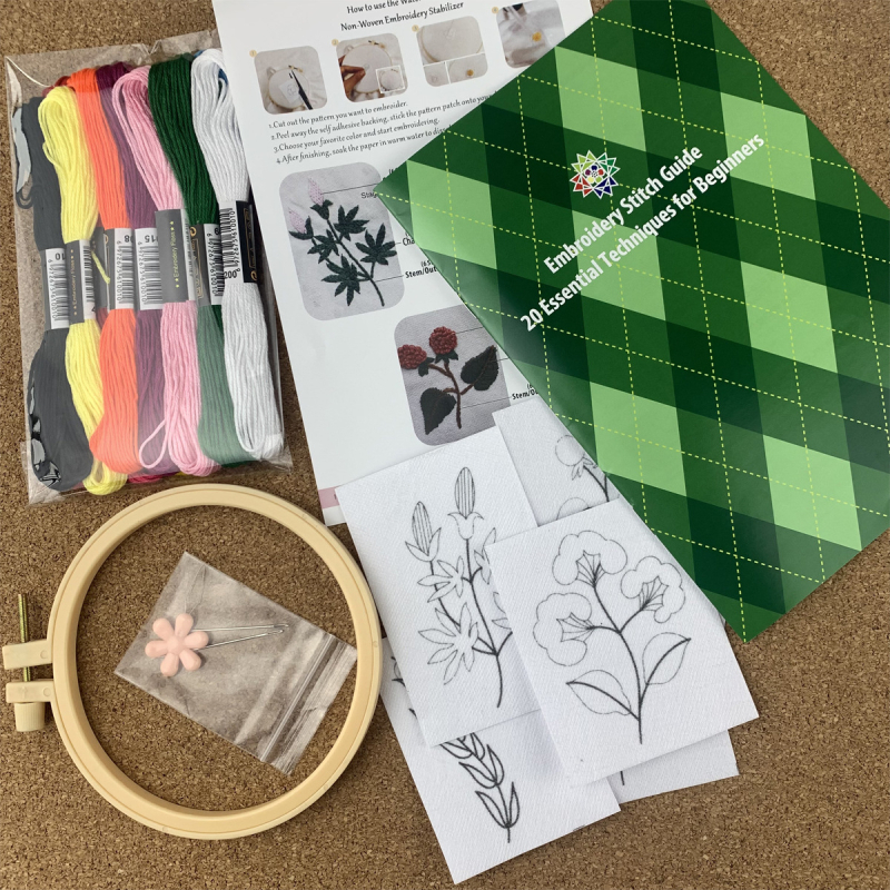 DIY siuvimo komplektas su vandens tirpiu nepluošto audiniu, pritaikomas pagal brėžinius, šiaurinis stilius, svetainei