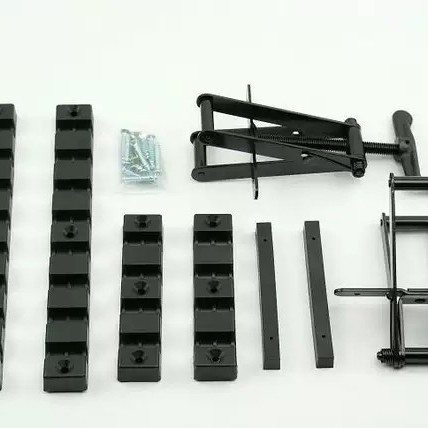 Clește pentru tâmplărie - 4 căi, clemă de panou cu poziționare fixă, potrivire universală, model HLS-598, din plastic