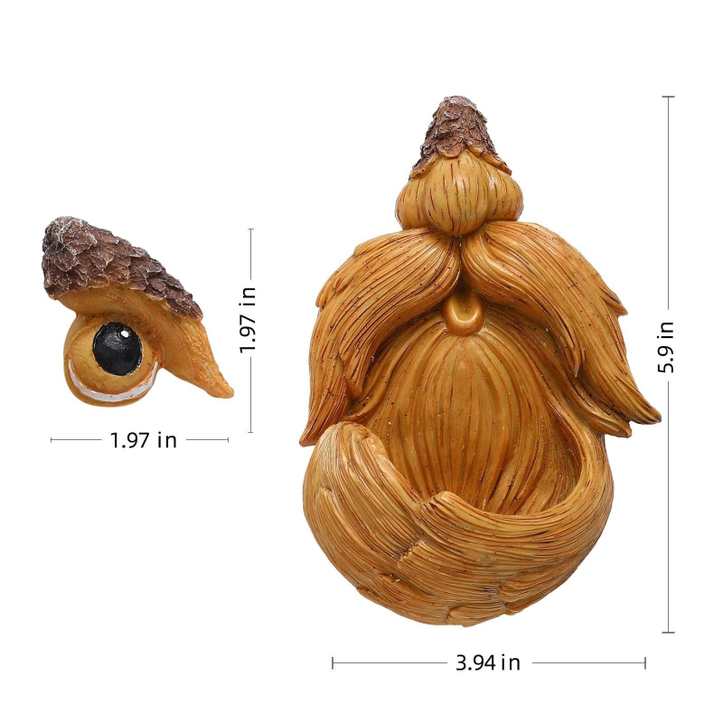 Lanting műgyanta madáretető – modern művészeti dekoráció, függő falikép, Tree Monster design, teljes madáretető készlet