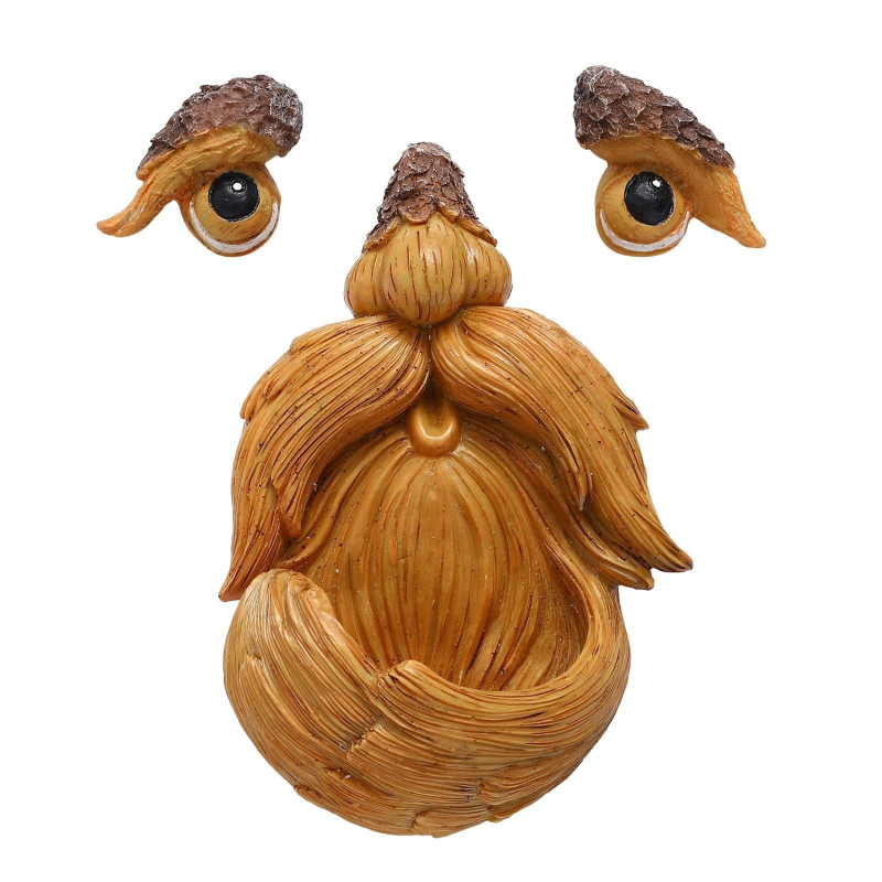 Lanting műgyanta madáretető – modern művészeti dekoráció, függő falikép, Tree Monster design, teljes madáretető készlet