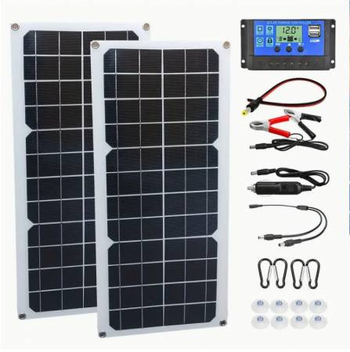 Гъвкав соларен панел 10W с монокристални клетки, директно зареждане чрез Type-C, лек и портативен, CE/FCC/ROSH сертифициран