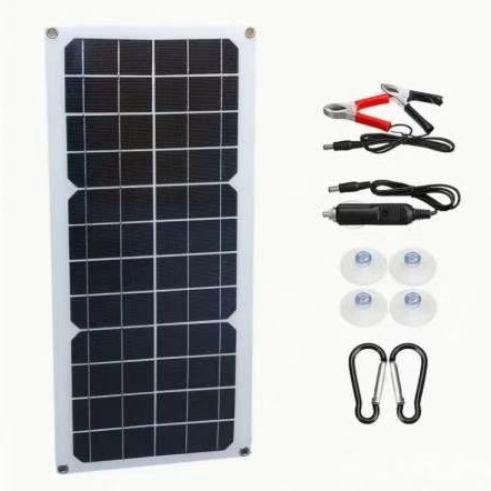 Гъвкав соларен панел 10W с монокристални клетки, директно зареждане чрез Type-C, лек и портативен, CE/FCC/ROSH сертифициран