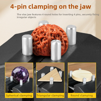 Ξυλουργικός τραπεζοσφιγκτήρας, μεταλλική κατασκευή, ρυθμιζόμενος σε πολλαπλές γωνίες, επίπεδη σιαγόνα, για οικιακή χρήση