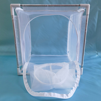 Κλουβί παρατήρησης εκτροφής εντόμων από ανοξείδωτο ατσάλι με αποσπώμενο στήριγμα, δίχτυ 100 mesh για επώαση — Pule king