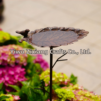 Drunk χυτοσίδηρη bird feeder σε σχήμα λουλουδιού – plug-in διακόσμηση κήπου, μέταλλο