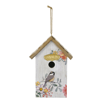 Παστοραλικό ξύλινο σπιτάκι πουλιών για οικιακή διακόσμηση και κήπο – ρετρό διακοσμητικό φωλιάς με κρεμαστό (Υλικό: Ξύλο; Στυλ: Παστοραλικό; Κατηγορία: Διακοσμητικά; Κατάλληλες χρήσεις: Οικιακή Διακόσμηση, Κήπος)