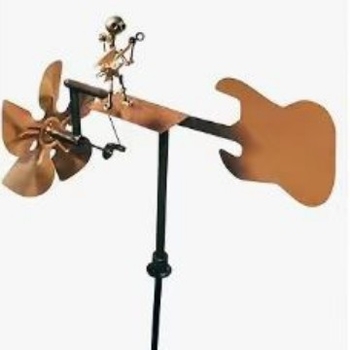 Χειροποίητη μεταλλική Windmill φιγούρα – μοντέρνο μινιμαλιστικό στυλ για οικία ή γραφείο, δώρο αποφοίτησης ή για νέο σπίτι