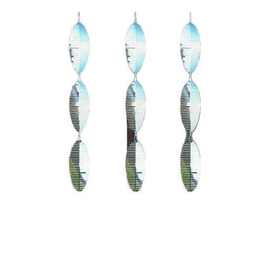 Κρεμαστό αποτροπής πουλιών, μεταλλικό, φινίρισμα κοπής, συσκευασμένο σε κουτί