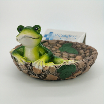 Βάτραχος φιγούρα διακόσμηση κήπου — συνθετική ρητίνη, μάρκα Xingmingxing, διακοσμητικά, γλυκό στυλ