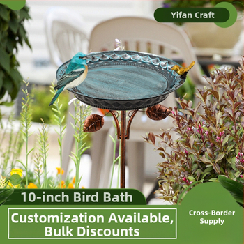 Gėlių formos lauko lesykla ir paukščių maudykla, milžiniškas korpusas, 1300 g, skirta paukščiams, su kištuku