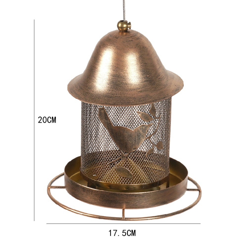 Kültéri fém madáretető kolibrik számára, anti-mókus védelem