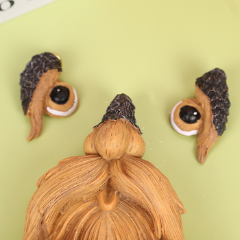 Εξωτερική τροφοδότης πουλιών από ρητίνη, διακόσμηση φλοιού, κρεμαστό διακοσμητικό, γλυκό στυλ