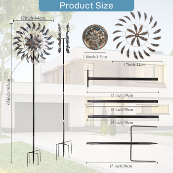 Željezni dekorativni vjetrenjača – lijevani proizvod, polu ručna i polu mehanička izrada; Kategorija: Vjetrenjača; IP ovlaštenje: Ne