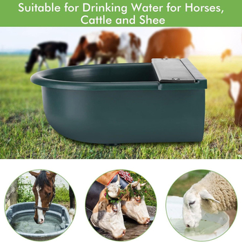 Αυτόματη ποτίστρα νερού για βοοειδή και άλογα με φλοτέρ — μπολ ποτίσματος από παχύ πλαστικό