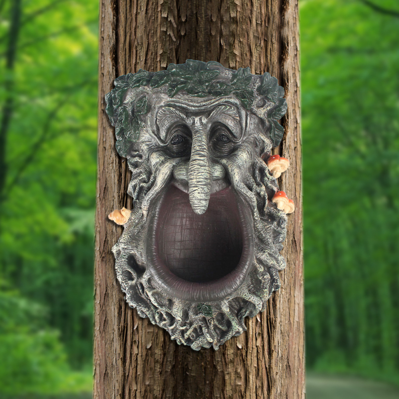 Golden Torch sintetinių dervų lesyklėlė paukščiams lauko sode – kabamas dekoro dalis, raižyta ir poliruota, pritaikomas dovanos variantas