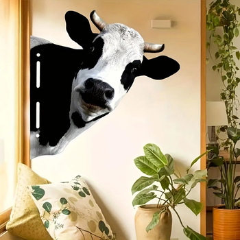 Fém falikép tehén – Vasból készült lótusz alakú szobor, üreges sziluett, falra akasztható, modern minimál stílus