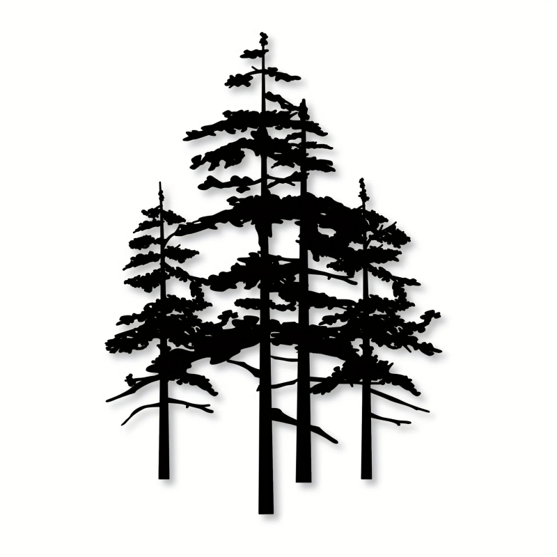 Vasból készült falikép – fa alakú dísz, modern minimalist stílusú faldekoráció