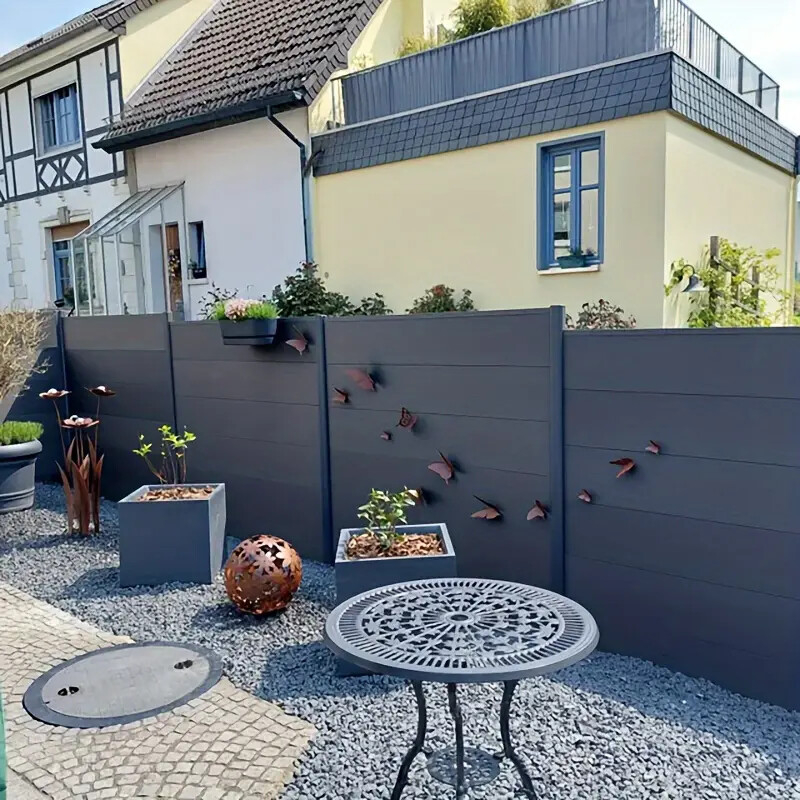 Set od 12 komada modernog željeznog umjetničkog ukrasa za ogradu, 3D motiv lista leptira, za vanjsku upotrebu u vrtu