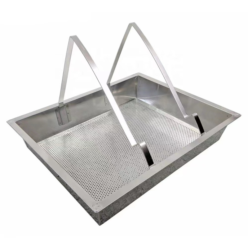 Пчеларски инструмент: диск за филтриране на мед от неръждаема стомана, филтърна мрежа, огледално покритие