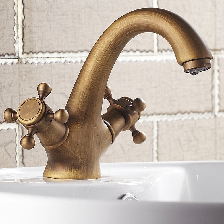 Praustuvo maišytuvas su keraminiu kartridžu, varinis korpusas, ant paviršiaus montavimas, 0-100 °C, 1 MPa