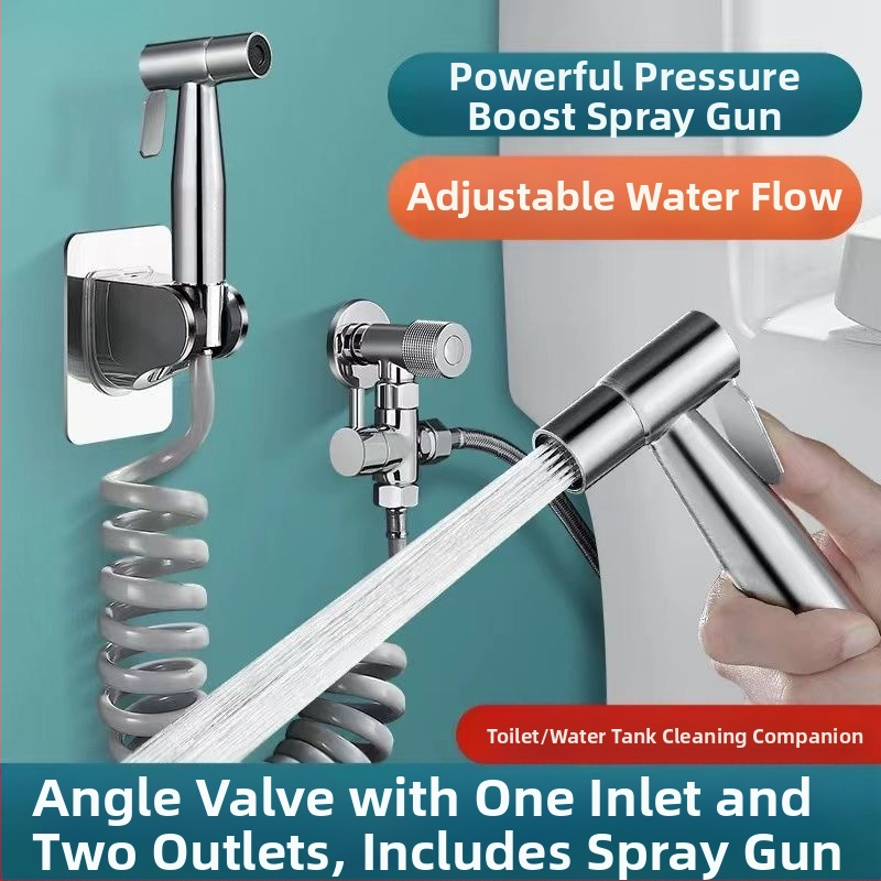 Стоманен душ-пистолет за тоалетна, глава за чешма, марка New Dragon Sail, персонализация налична, стандартна функция