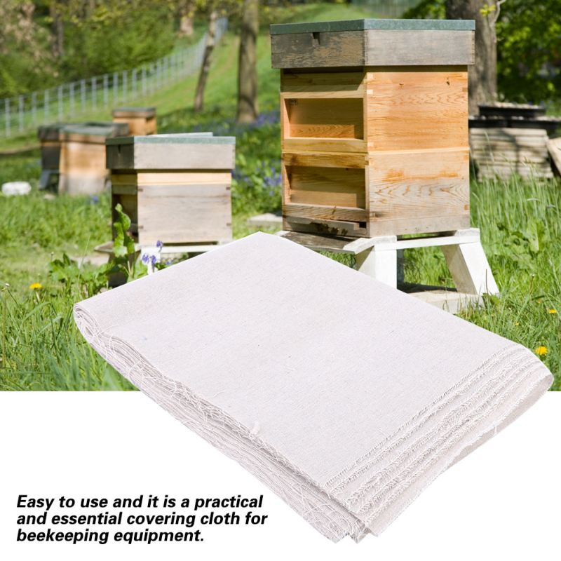 Bitininkystės įrankiai, 10 vnt. rinkinys: avilio krašto izoliacijos audinys, tinklinis dangtis audinys, propolio audinys