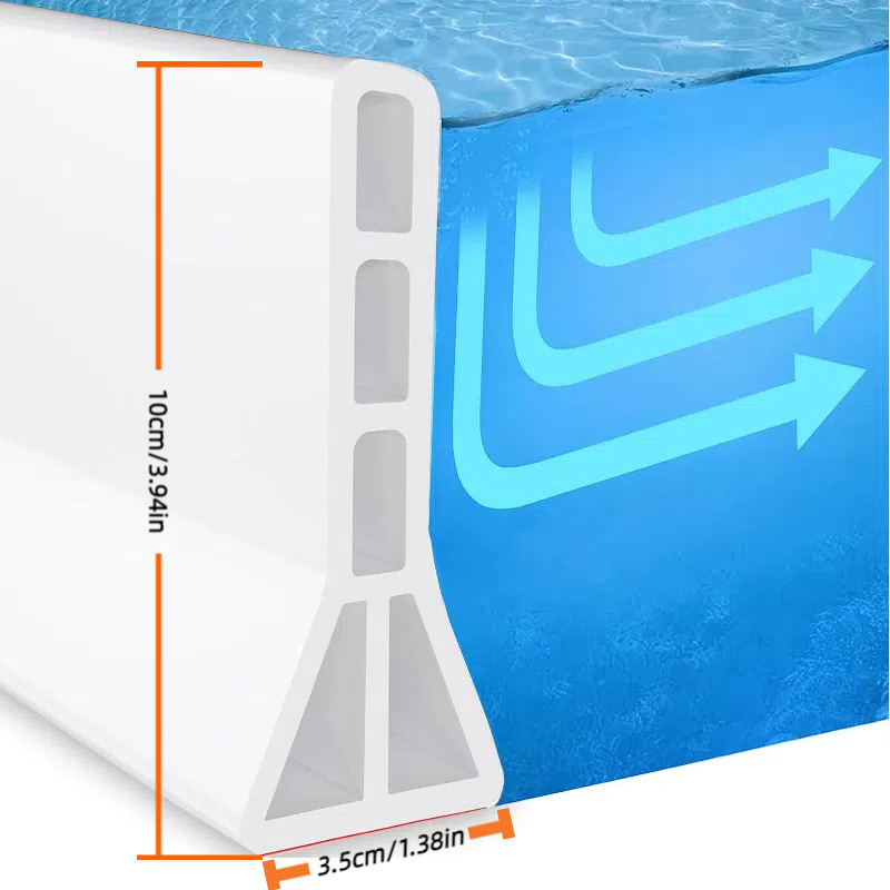 Vannas istabas ūdens noturēšanas lenta — pašlīmējoša, materiāls: TPE-silikons, mūsdienīgs minimālisma stils, izcelsme Hebei (Materiāls: TPE-silikons; Līme: pašlīmējoša; Kategorija: ūdens noturēšanas lente; Stils: mūsdienīgs minimālisms; Izcelsme: Hebei)