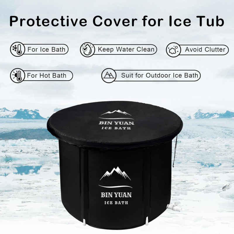 Sulankstoma stora vonia suaugusiems — PVC + nailono audinys; sulankstomas dizainas; pastovi temperatūra