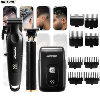 Електрически подстригвач за коса, зареждаем модел, четков мотор, нож от неръждаема стомана, сменяема и миеща се глава, шум 36–45 dB