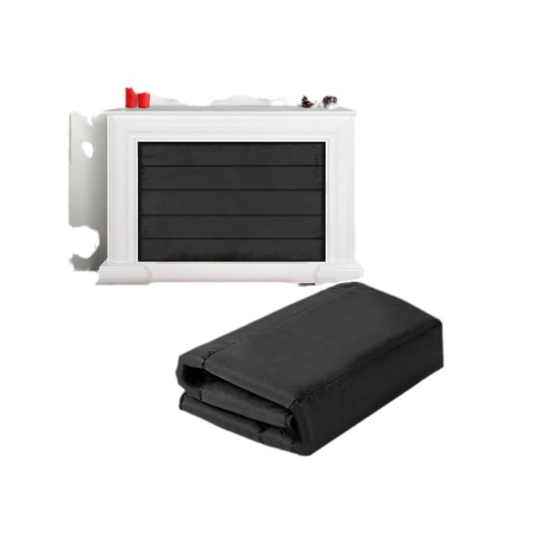 Μαγνητικό κάλυμμα τζακιού με φράγμα ρεύματος — ύφασμα 420D Oxford, μοντέρνο απλό στυλ, κάλυμμα σκόνης για το τζάκι