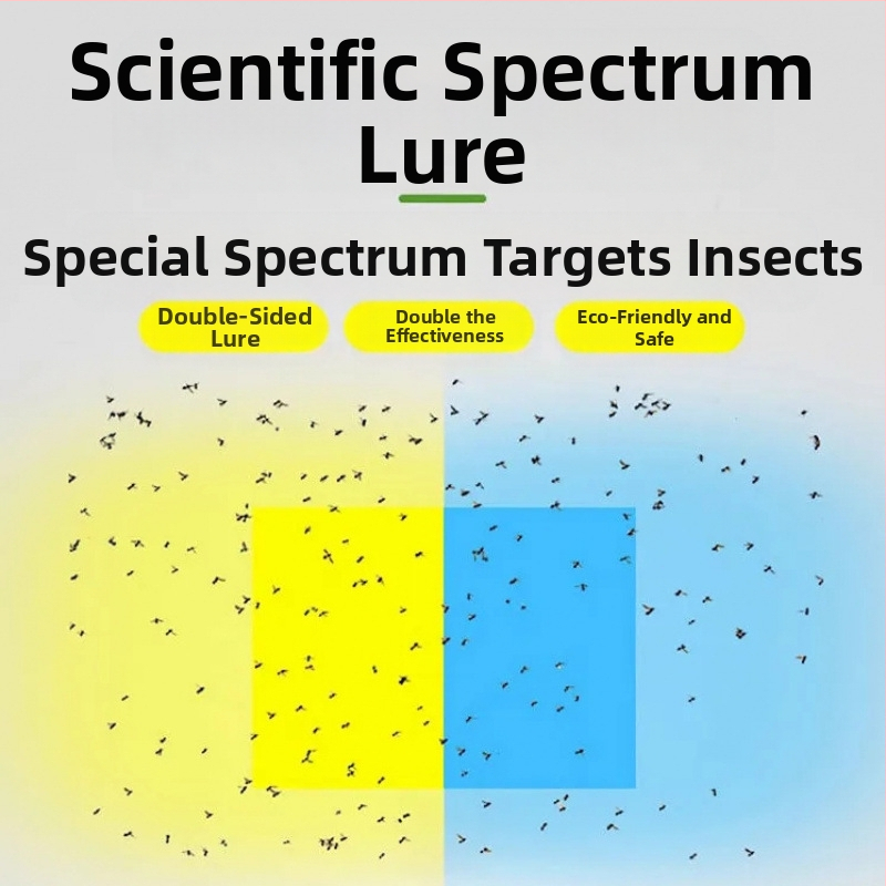 Dviviejų pusių lipni vabzdžių gaudyklė: vaisių musių, lervų ir tripsų gaudymui šiltnamiuose (Medžiaga: Kita, Apdirbimas: Kita, Tipas: Kita, Prekės ženklas: Kita)