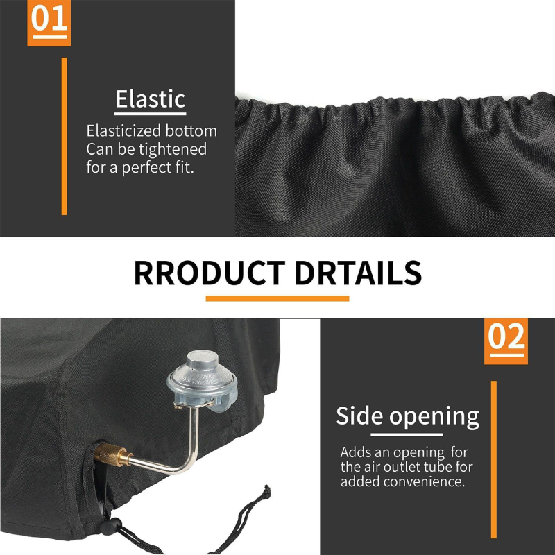 Išorinis dulkių dangtelis kepimo skardai ir kepsninei, atsparus vandeniui dangtelis piknikų stalui ir baldams. Medžiaga: Oxford audinys; Modelis: Dust cover; Kilmės vieta: Yiwu; Rinkos pradžia: 2024