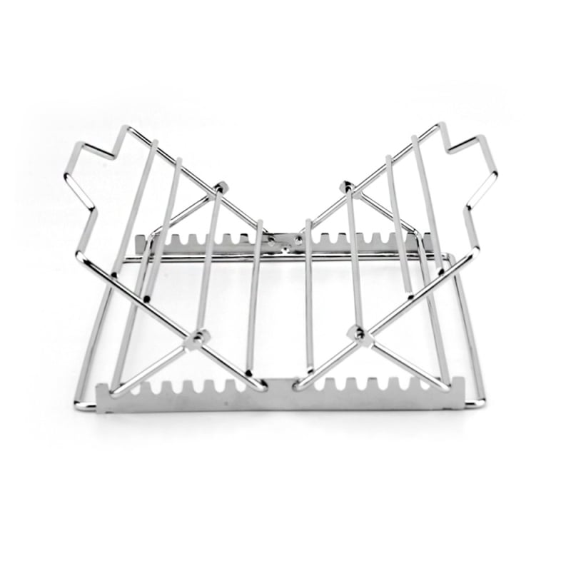 NAS sulankstomas kvadratinis BBQ grilis iš nerūdijančio plieno su grotelėmis, nešiojamas