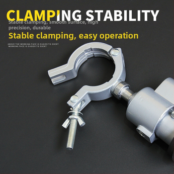 Γενικός περιστρεφόμενος σφιγκτήρας τραπεζιού για τρυπάνι και γκριντερ, κράμα αλουμινίου, 360° περιστροφή