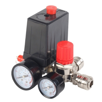 Регулатор на налягането за въздушен компресор, европейски стил скоба за регулатор, сборка превключвател за налягане, материал: леен алуминий, марка Reapply