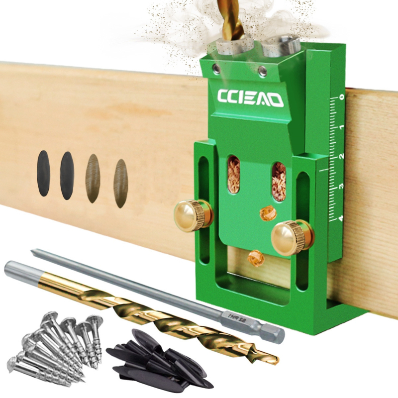 CCIEAO Faipari fúró-berendezés — Állítható ferde lyuk helymeghatározó lemez bútorpanelekhez, pozicionálás